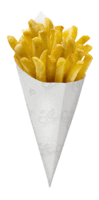 CNF_restaurant cone frenchfries cono cnf Sticker