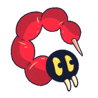 gwilart party squad boogie creatures Sticker