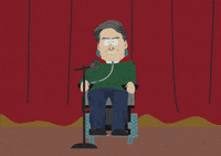 wheelchair curtain GIF by South Park 