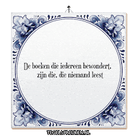 Wijsheid Spreuk Sticker by Tegelspreuken.nl