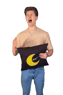 Tired Gute Nacht Sticker by Julius Faehndrich