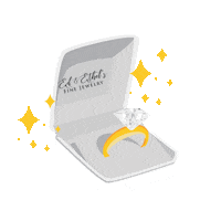 EdandEthels jewelry marriage bride engagement Sticker
