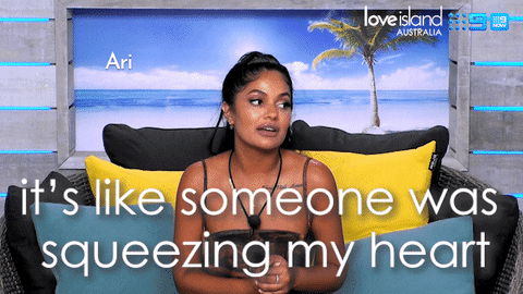 Heart Pain GIF by Love Island Australia