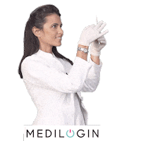 Dermatologin doctor medico physician inyeccion Sticker