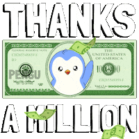 Thank You So Much Sticker by Pudgy Penguins