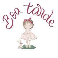 Boa Tarde Aquarela Sticker