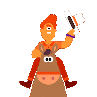 Uncle George Sticker by Turnip and Duck