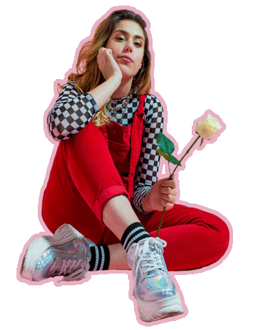 Woman Sitting Sticker by V2 Records