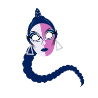 Lamasdraga Skeletoon Sticker