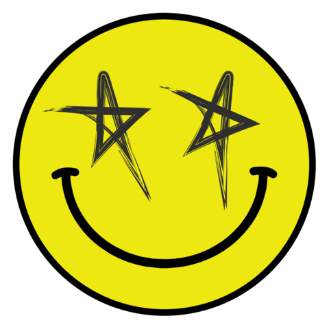 Happy Smiley Face Sticker by Camila Canabal