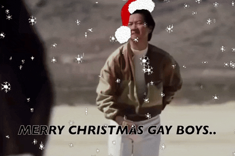 MohrMurks giphyattribution christmas hangover leslie chow GIF