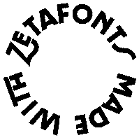 Zetafonts New Sticker by Zetafonts Type Foundry