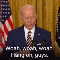Woah, woah, woah. Hang on, guys.