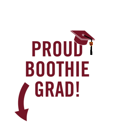 Boothalumni Sticker by Chicago Booth