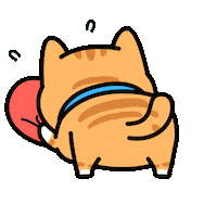 Love You Cat Sticker by Lord Tofu Animation