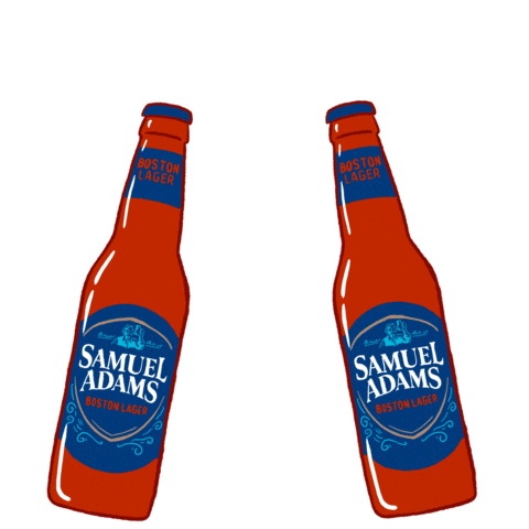 Sam Adams Cheers Sticker by Samuel Adams Beer