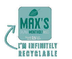 maxsmints vegan natural max organic Sticker