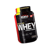 whey protein workout Sticker by IDN NUTRITION