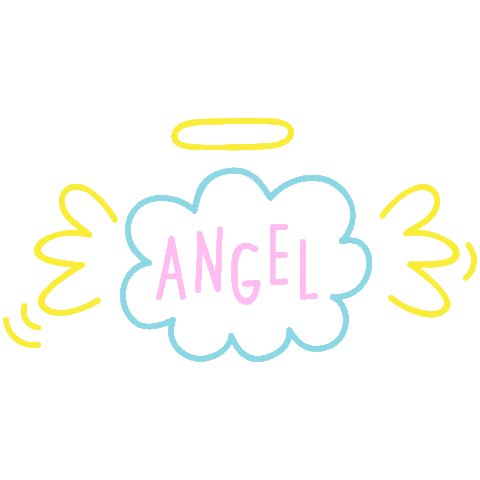 90S Angel Sticker