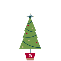 Christmas Tree Sticker by Burlington