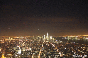 empire state building night GIF