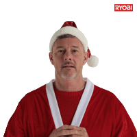 Bunnings Warehouse Santa Sticker by RYOBI Australia