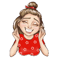 kristinab12 happy stars радость ура Sticker