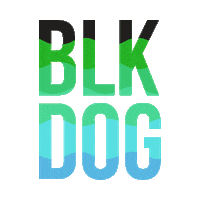blackdogdesigns blkdog Sticker