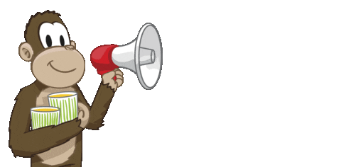 Monkey Promo Sticker by Tropical Banana