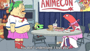 Waving I Love You GIF by Adult Swim