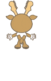 showshowmomAG airguitar エアギタ makeairnotwar agwc Sticker