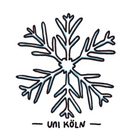 Christmas Snow Sticker by Universität zu Köln