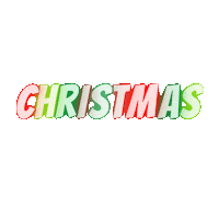 Blinking Merry Christmas Sticker