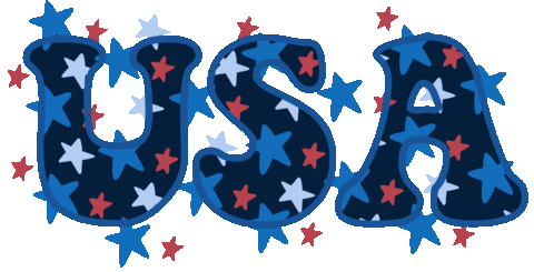 4Th Of July Star Sticker