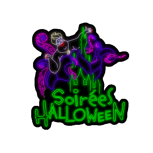 Trick Or Treat Halloween Sticker by Disneyland Paris