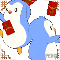 Chinese New Year Penguin Sticker by Pudgy Penguins
