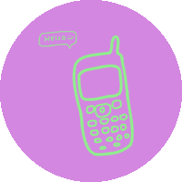 Phone Hello Sticker