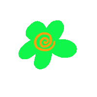 withersjess party retro 80s flowers Sticker