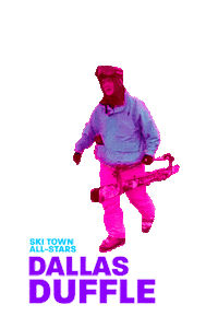 Skiing Sticker by Ski Town All-Stars