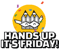 Hands Up Friday Sticker by Stamatia Alexaki