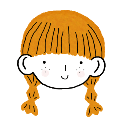 yaruvu happy smile girl kawaii Sticker