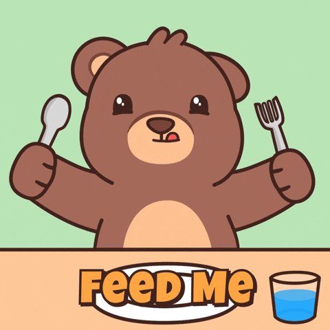 Teddy Bear Eating GIF by BEARISH