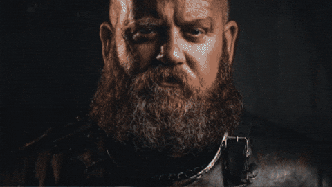 Weight Lifter Beard GIF by Vinnie Camilleri