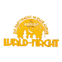Waldnacht party club lounge aurum Sticker