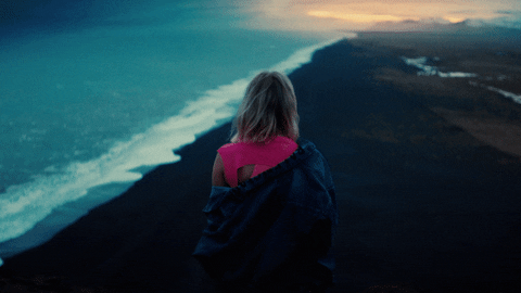 beach sunset GIF by Astrid_S