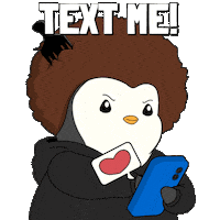 Text Chatting Sticker by Pudgy Penguins