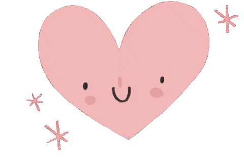 Heart Love Sticker by Dorota Duzinkiewicz