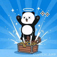 Treasure Chest Money GIF by Kanpai Pandas