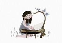 Marie_lou birds instrument marielou saung GIF