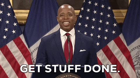 Nyc Mayor Get Stuff Done GIF by GIPHY News